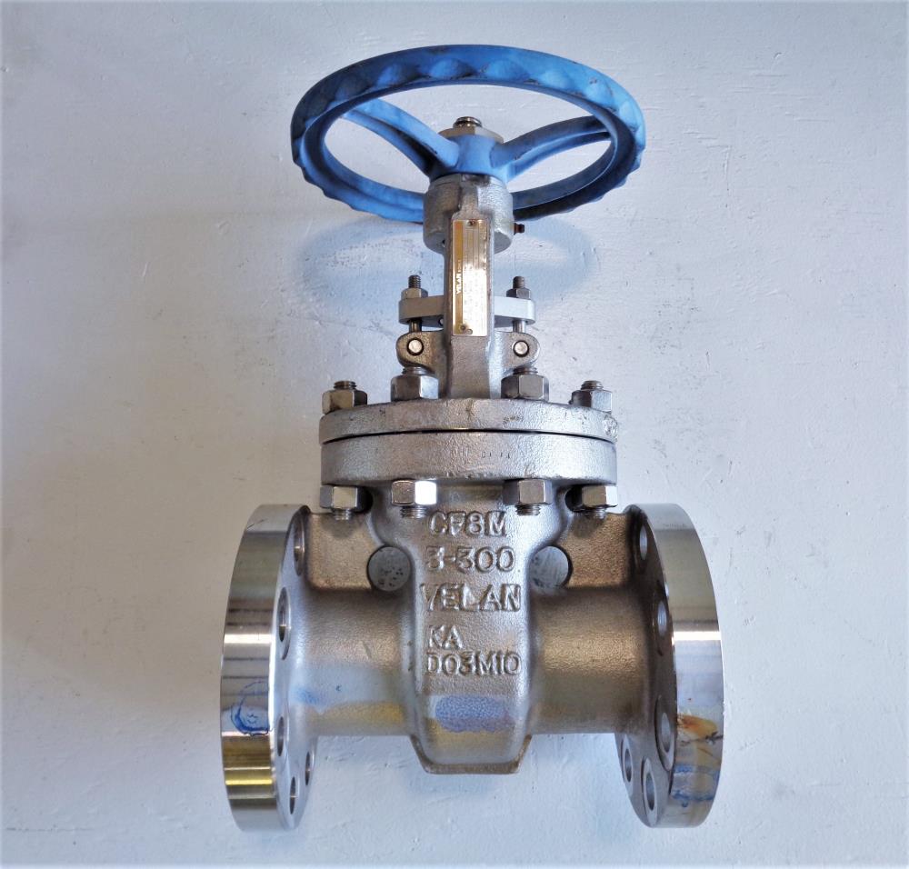 Velan 3" 300# CF8M Gate Valve F10-1064C-13GX-W399